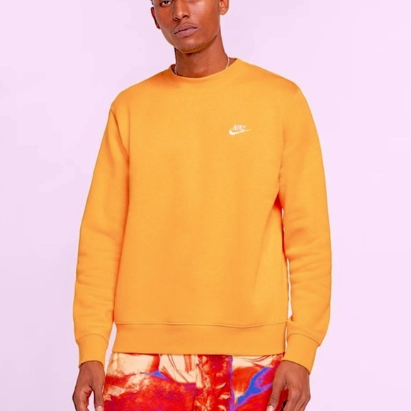 Nike Other - Nike | Men's Vibrant Tangerine Orange Phoenix Fleece Crewneck Sweatshirt size XL